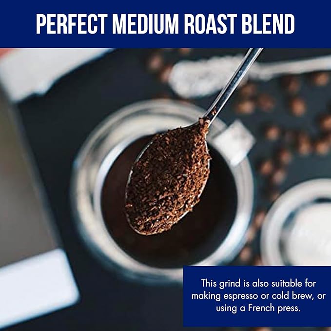 Nguyen Coffee Supply - Truegrit Robusta: Medium Roast Ground Coffee Beans, Vietnamese Single Origin, Direct Trade, Low Acid with High Caffeine Content, Roasted in Brooklyn [12 oz Bag]