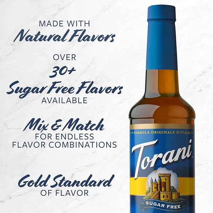 Torani Syrup Variety Pack, Soda Flavors, 25.4 Ounces (Set of 4)