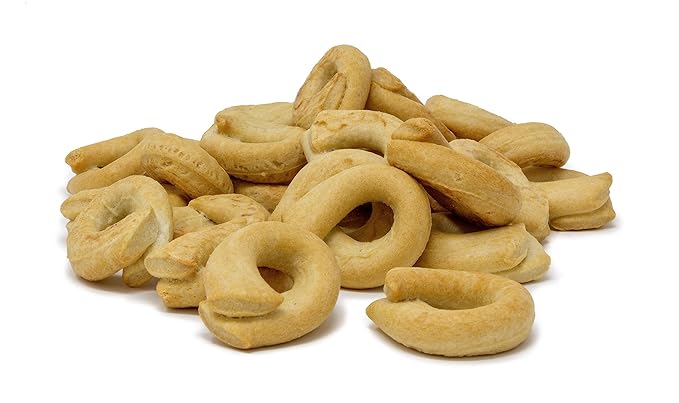 Sanniti Italian Taralli Pugliese Caserecci Tradizionale, 8.8 oz (Pack 5)