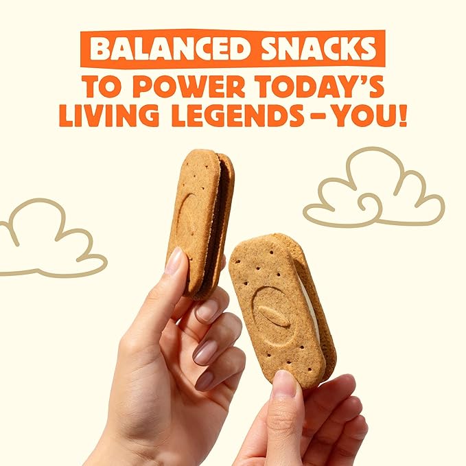 Olyra Variety Pack Sandwich Breakfast Biscuits, Healthy Snacks for Adults and Kids, Low Sugar, Organic Cookies, Office Snacks, USDA Certified, Non GMO 24 Packs