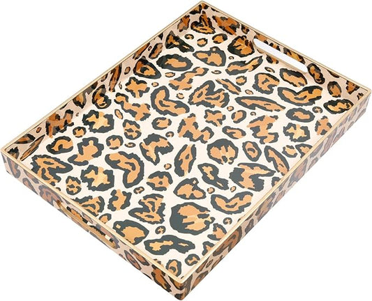 Coffee Table Tray, Serving Trays with Handles, Large Tray for Ottoman Coffee Table, Trays for Living Room Modern