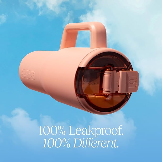 BrüMate Müv - 35oz 100% Leak Proof Insulated Coffee Mug with Handle & Lid - Stainless Steel Coffee Travel Mug - Double Walled Coffee Cup (Prickly Pear)