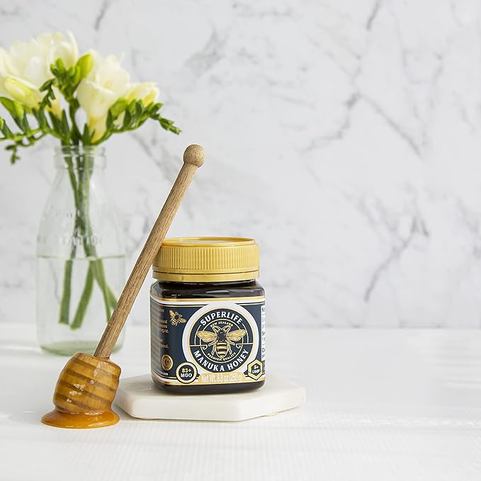 SuperLife Manuka Honey MGO 83+ (UMF 5+) | 100% Raw, Pure & Unpasteurized Monofloral Honey from New Zealand (250g)
