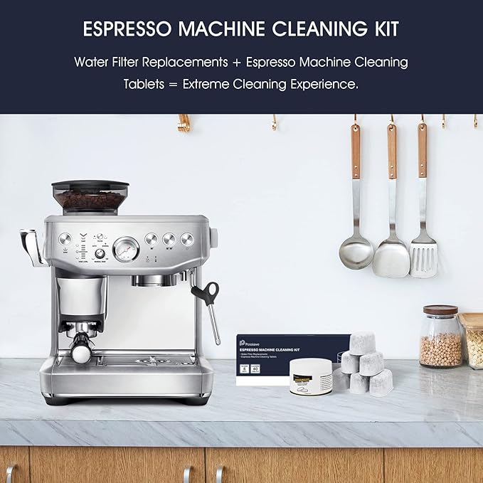 Espresso Cleaning Kits for Breville Machines, Includes 40 Cleaning Tablets and 6 Water Filters - Breville Espresso Machine Accessories
