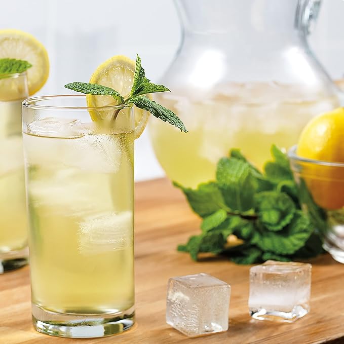 Tovolo Perfect Cube Ice Mold Trays, Sturdy Silicone, Fade Resistant, 1.25" Cubes, Assorted, Set of 4