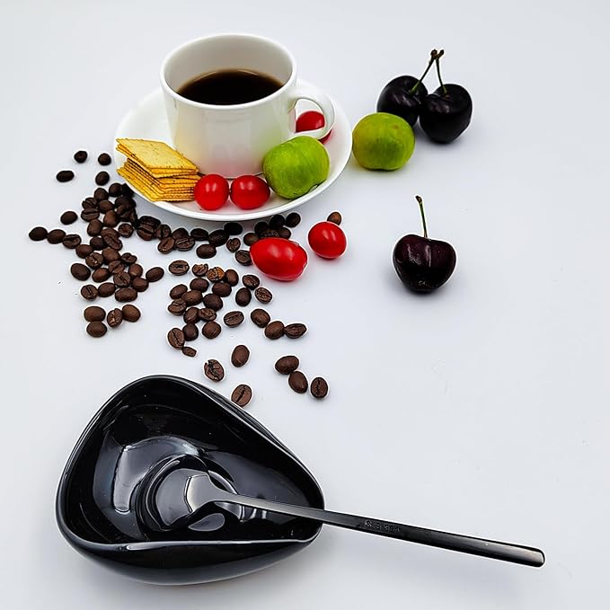Ceramic Spoon Rest, Mini Coffee Spoon Holder for Coffee Tea Spoons Stirrers, Coffee Station Decor Coffee Bar Accessories