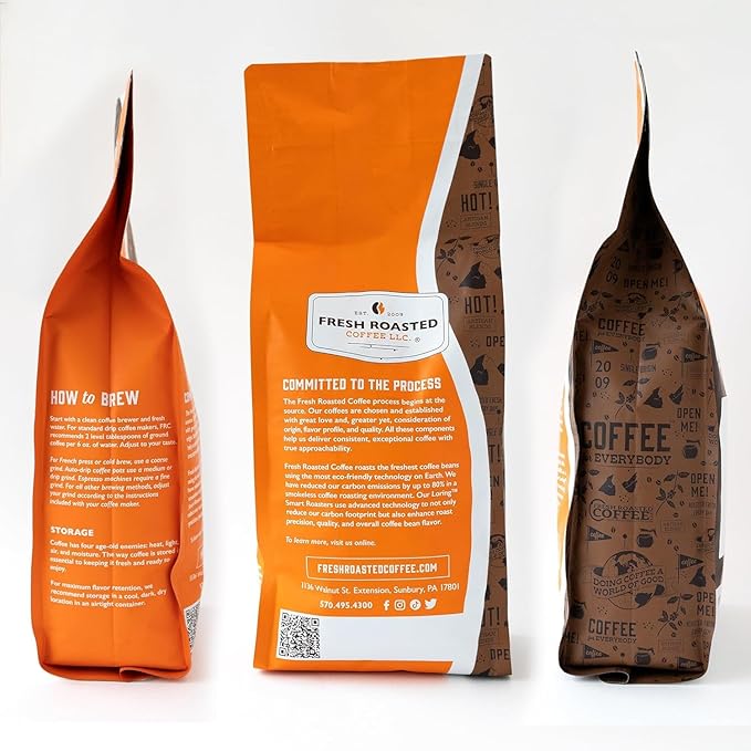 Fresh Roasted Coffee, Dark Costa Rican Tarrazu, 2 lb (32 oz), Dark Roast, Kosher, Ground