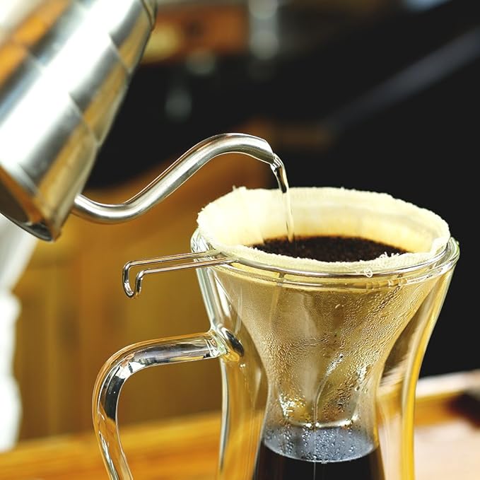 Organic Hemp Reusable Coffee Filter (3, No.2 Flat)