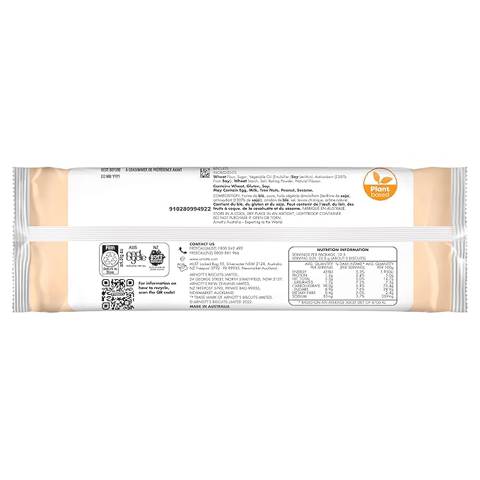 Arnott's Nice Biscuits 250g.