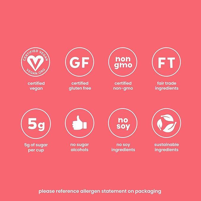 UNREAL Cups Variety Pack | Value Size Bags | Less Sugar, Fair Trade, Non-GMO | No Corn Syrup, Sugar Alcohols, Soy