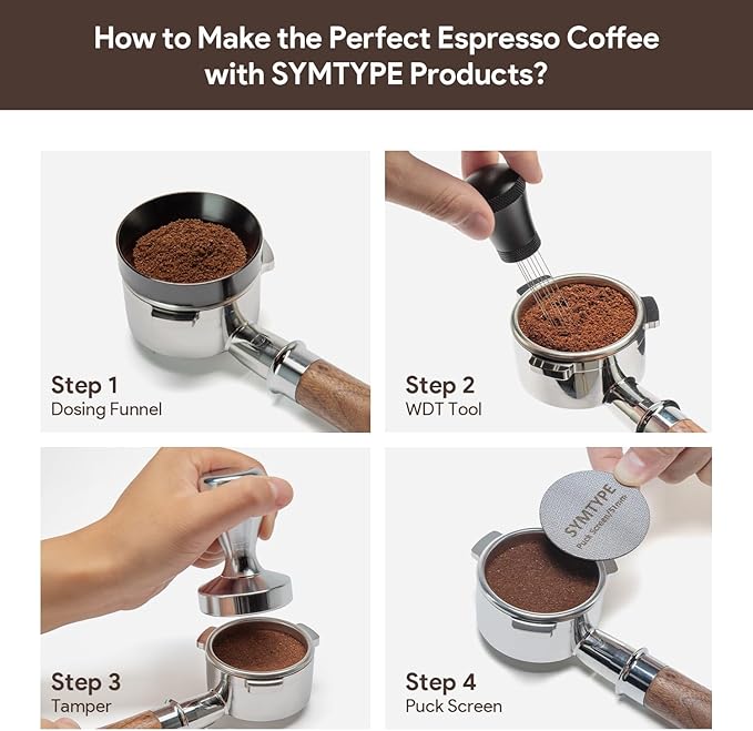 51mm Tamper Espresso Accessories Kit: Espresso Tamper Set, Tamper for Espresso Machine Coffee Tamper Espresso Tools Barista Tools | Espresso Kit Espresso Machine Accessories Fit 51mm Portafilters