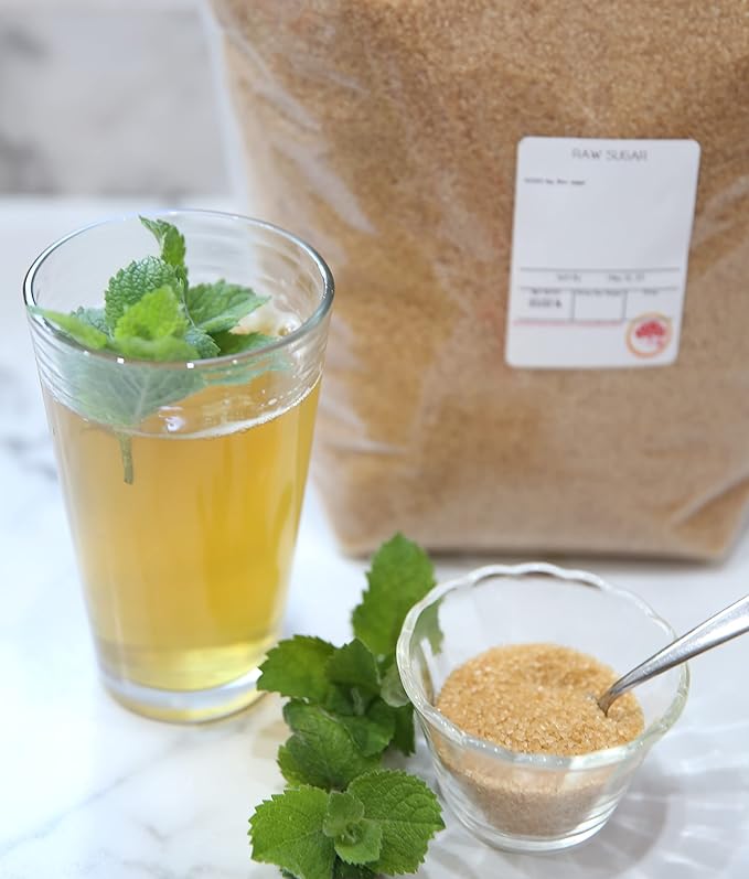 Kauffman Orchards Raw Cane Sugar, Bulk 5 Pound Bag