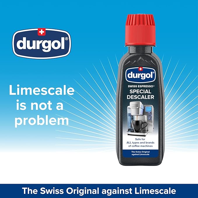Durgol Swiss Espresso, Descaler and Decalcifier for All Brands of Espresso Machines and CoffeeMakers, 4.2 Fluid Ounces (Pack of 10)