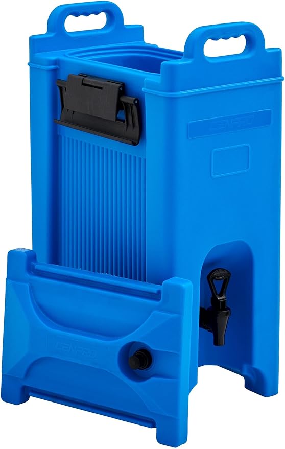 Commercial Beverage Dispenser 5-Gallon Insulated Hot and Cold Beverage Dispenser/Server, NSF, Blue (29A-154)