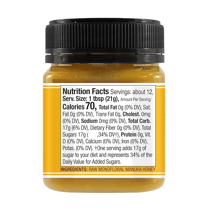 Wedderspoon Raw Premium Manuka Honey, 400+ MGO, 8.8 Oz, Unpasteurized New Zealand Honey, From Our Hives to Your Home