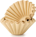 Segarty 1-4 Cup Disposable Basket Coffee Filters, 50 Count 7.2in Natural Unbleached Brown Paper-made Filter Pour Over Maker Papers, Ideal for Coffee Percolator Dripper Most Brewer Machine Home Office