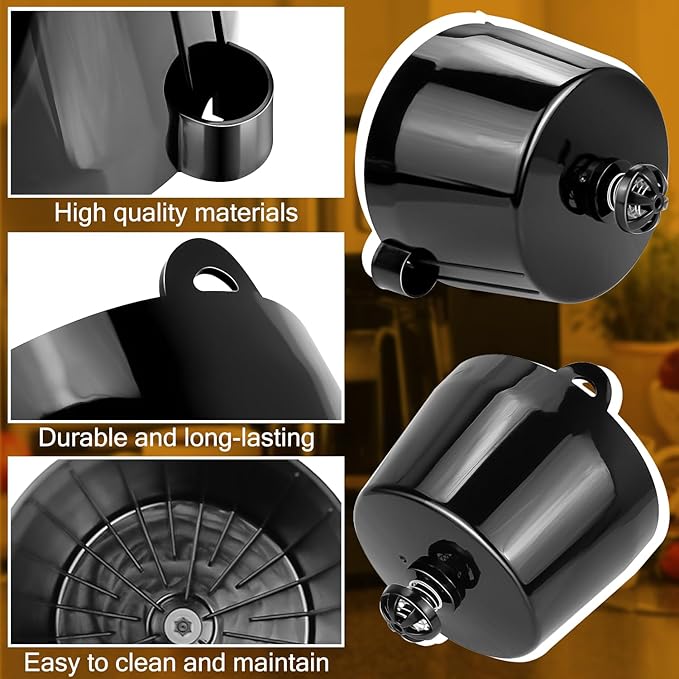 HASMX 990117900 Coffee Maker Brew Basket Replacement Part for Hamilton Beach CoffeeMaker 49980, 49980A, 49980Z, 49983, 49983S Black Plastic Filter Basket Holder (1-Pack)