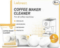 6 Count Coffee Maker Cleaner & Descaler Tablets, Effective Cleaning Coffee Pot Cleaner Tablets, Compatible with Nespresso, Breville, Keurig, Ninja, Delonghi, Miele