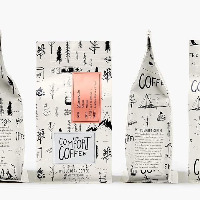 Mt Comfort Coffee Guatemala Medium Roast - Exceptional Arabica Beans from Guatemala, Medium Roasted for a Balanced Flavor - Premium Whole Bean Coffee Delight