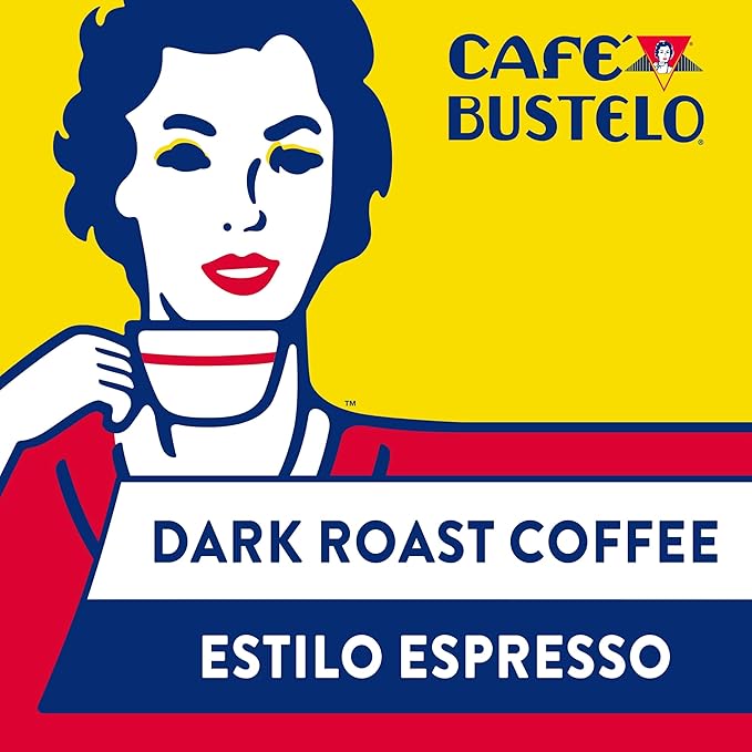 Café Bustelo Espresso Style Dark Roast Coffee, 96 Keurig K-Cup Pods