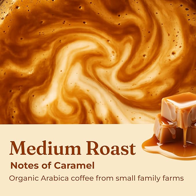 Four Sigmatic Gut Health Organic Ground Coffee | Medium Roast, Immune Boosting Probiotic Mushroom Coffee with Chaga & Turkey Tail for Gut Health & Immune Support | 12oz Bag