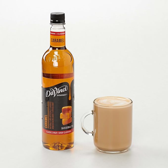 DaVinci Gourmet Classic Caramel Syrup, 25.4 Fluid Ounces (Pack of 4)