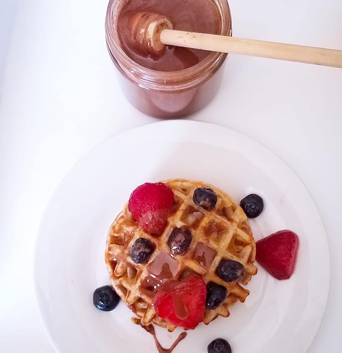 Pearl Honey Spreads - Organic Cacao Chocolate Flavored Creamed Raw Honey - Chemical Free, Soy Free & 100% Natural Raw Honey | 8.8oz Jar