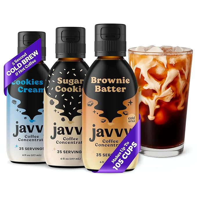 Coffee Concentrate Bundles - Cold Brew Coffee, Perfect for Hot or Iced Instant Coffees, Hot Drinks, Cold Brew Concentrate - Cookie Concentrates Bundle