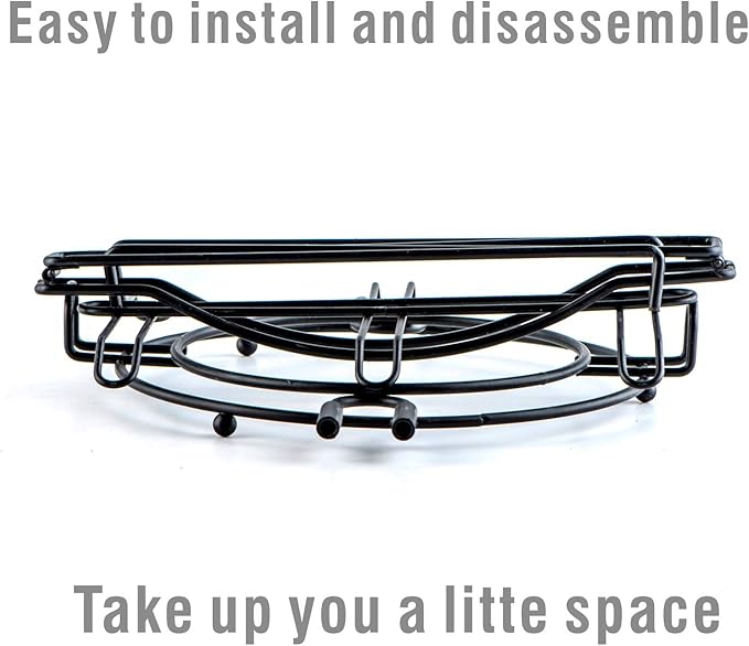 YOLIFE Tea Cup Hoder, Metal Coffee Cup Rack, Cup and Saucer Display Stand, Coffee Cup Holder for Countertop, Coffee Station Organizer for Home or Bar Decor