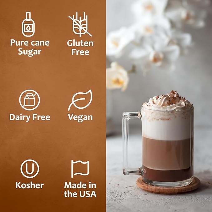 Syruvia Coffee Syrup, Vanilla Flavored Syrup for Drinks, Lattes, and Desserts – 25.4 fl oz, With Pump