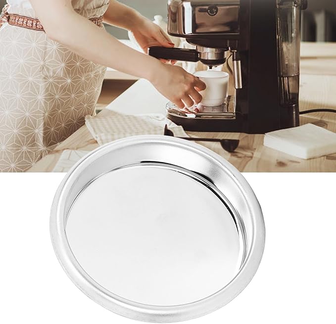 Backflush Inser, 58 mm Blind Filter, 304 Stainless Steel 58mm Backflush Insert, 2.28in Back Flush Blind Filter Basket, Backflush Filter Espresso for Espresso Machines, 1Pcs