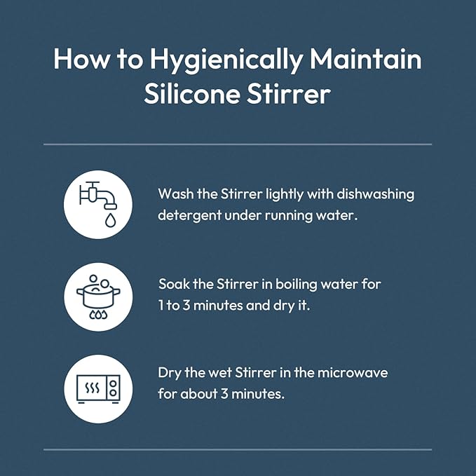 carrotez 9.9" Silicone coffee stirrer, Long Coffee Spoon, Reusable Iced Tea Spoon, Multipurpose Beverage Stirring Stick - Grey
