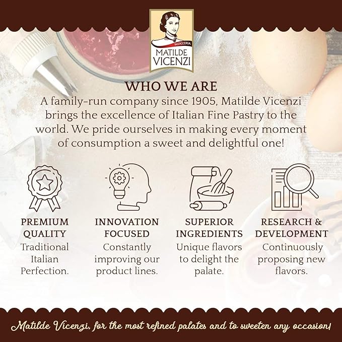 Italian Fine Pastry Cookies Assortment From Verona | 6 Different Filling - Hazelnut Chocolate Milk, Raspberry Cashews Almond, Cocoa Cream & Shortbread Cocoa | 24.69 Oz Gift Box Tin