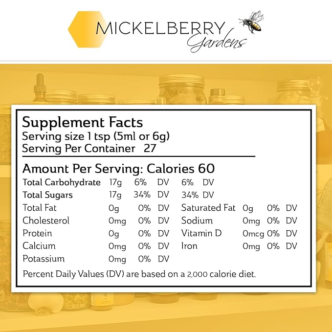 Raw Wildflower Honey - Pure, Unadulterated, Clean, Grade A Strained Honey from the Pacific Northwest (20 ounces)