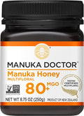 Manuka Doctor - MGO 80+ Manuka Honey Multifloral, 100% Pure New Zealand Honey. Certified. Guaranteed. Raw. Non-GMO (8.75oz)