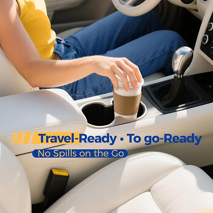 Fit Meal Prep 100 Pack 20 oz Disposable Coffee Cups with Lids, Sleeves, Leak-Proof To Go Coffee Cups with Lids, Durable Hot Paper Cups for Home, Office, Party, Business