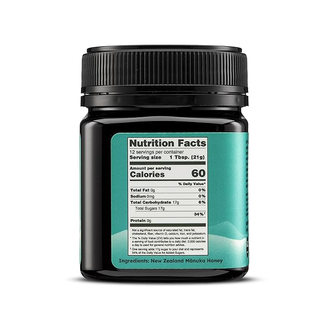 Melora Raw Manuka Honey from New Zealand | UMF 8+ | MGO 185+ | 8.8 Oz Jar | Safe for Skin Care | Edible & Healthy Sugar Alternative | Traceable from Hive to Hand Manuka Honey