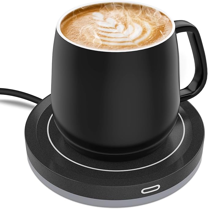 Smart Coffee Mug Warmer Candle Warmer Plate Safely Releases Scents Without a Flame Used as Candle Jar Warmer, Mug Warmer Cup Warmer Tea Warmer Desk Home Office (NO Cup)
