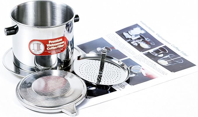 Vietnamese Coffee Filter Set. Also known as a Vietnamese Coffee Maker or Press 8oz. Gravity Insert. Multiple Sizes and Quantities Available