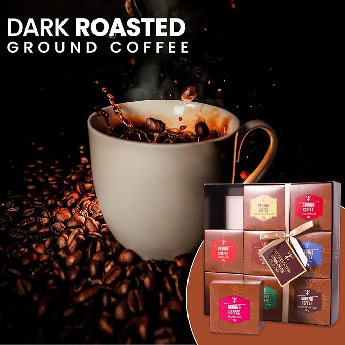 Coffee Gifts - Gourmet Coffee Gift Set |9 Ground Coffee Assortment Gift Set |Coffee Sampler Gift Set, Tasting Kit |Gifts For Coffee Lovers |Ground Coffee Gift Basket |Gifts For Men And Women