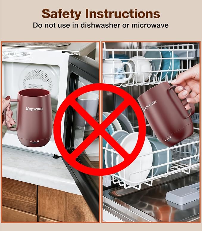 Heated Coffee Mug T2-Plus, 20oz Leading Large Capacity Self Heating Mug, Up to 8 Hrs Battery & Hot Up to 149℉, Smart Coffee Mug for Women, Men