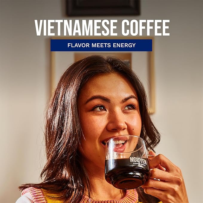 Nguyen Coffee Supply - Truegrit Robusta: Medium Roast Ground Coffee Beans, Vietnamese Single Origin, Direct Trade, Low Acid with High Caffeine Content, Roasted in Brooklyn [5 Ib Bag]