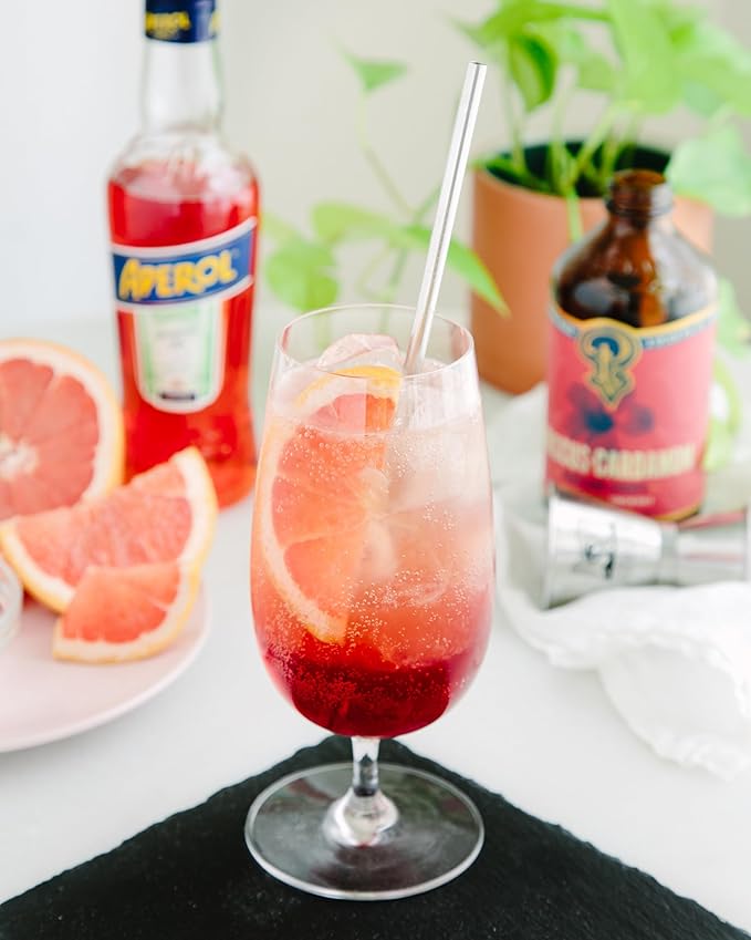 Portland Syrups Hibiscus Cardamom Syrup - Craft Exquisite Cocktails, Mocktails, Tea, Soda, Coffee Drinks, and More - 12 oz with 12 Servings (Pack of 1)