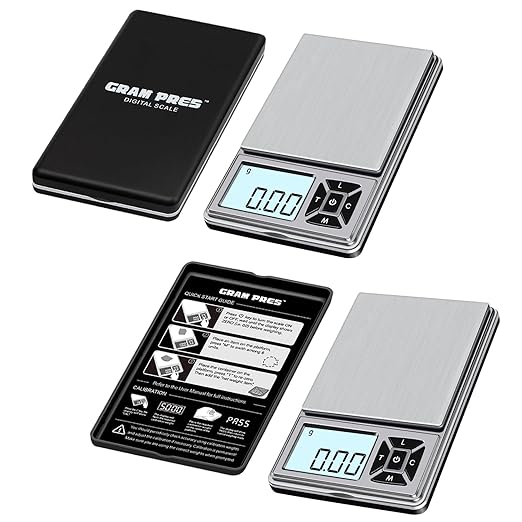 Digital Pocket Gram Scale 300g x 0.01g Accuracy， Micro Mini High Precision Scale Digital Weight Grams and Oz for Jewelry, Diamond，Arrows, Powders, Herbs and Food,with 50g Cal Weights