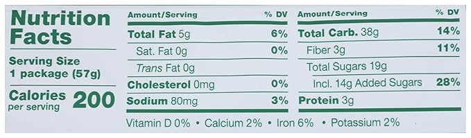 Nature's Bakery Fig Bar, Apple Cinnamon, 2 oz