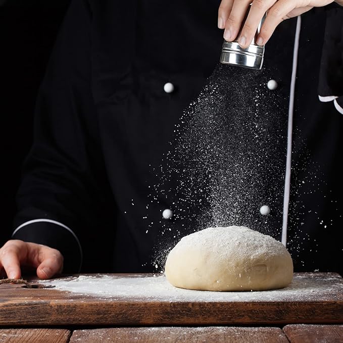 2 Pack Chocolate Shaker Powdered Sugar Shaker Duster 16 Coffee templates Set for Cream,Powdered Sugar,Cocoa,Cappuccino,for Kitchen,Drinks,Baking (18)