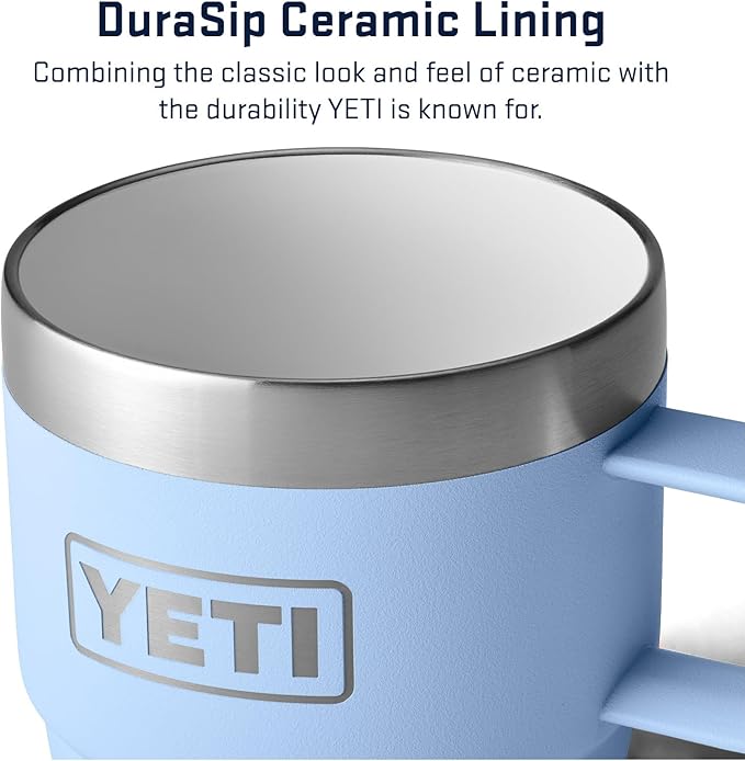 YETI Rambler 6 oz Stackable Mug, Stainless Steel, Vacuum Insulated Espresso/Coffee Mug, 2 Pack