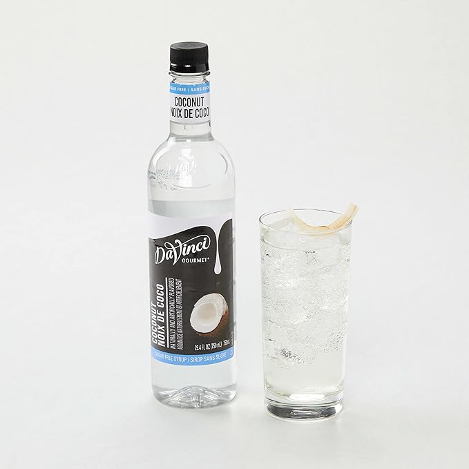 DaVinci Gourmet Sugar-Free Coconut Syrup, 25.4 Fluid Ounces (Pack of 4)