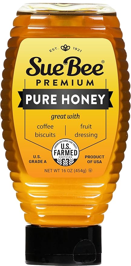 Sue Bee Pure Premium Honey From USA Beekeepers, 16 Ounce