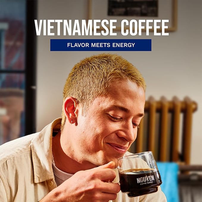 Nguyen Coffee Supply - Dalat Arabica: Dark Roast Premium Ground Coffee Beans, Vietnamese Single Origin, Direct Trade, Roasted in Brooklyn [12 oz Bag]